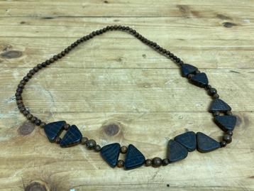 🟫🟤 Hele mooie houten ketting beschikbaar voor biedingen