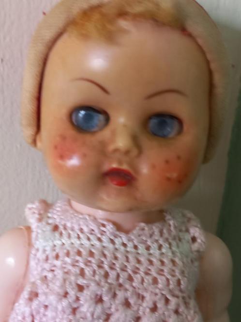 antiek popje met celluloid hoofdje!!!, Antiek en Kunst, Antiek | Speelgoed, Ophalen of Verzenden