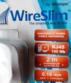 25 st. WireSlim ultra platte data kabel (RJ45-100Mb) 0,16mm, Ophalen of Verzenden, Nieuw