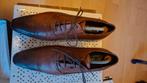 Italiaanse leren herenschoenen, Kleding | Heren, Bruin, Ophalen of Verzenden, Gedragen, Veterschoenen
