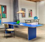 HKliving Dining Eettafel 280 x 100 cm - Blauw | €2995, nu, Hkliving, Ophalen of Verzenden, Vijf personen of meer, Hkliving