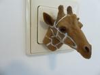 Giraffenkop zeer gedetailleerd (1), Verzenden, Zo goed als nieuw, Wild dier, Beeldje of Figuurtje
