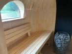 Sauna, buitensauna, unieke sauna, Sport en Fitness, Sauna, Ophalen of Verzenden, Zo goed als nieuw, Fins of Traditioneel, Complete sauna