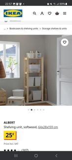 ALBERT kast IKEA - stellage hout, Ophalen of Verzenden, Gebruikt