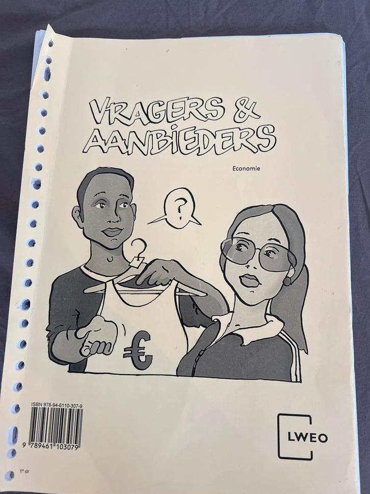 Vragers & Aanbieders Economie + Uitwerkingen, Boeken, Schoolboeken, Gelezen, Economie, Overige niveaus, Ophalen of Verzenden