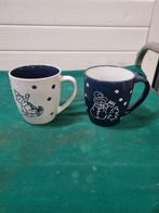 mokken met sneeuwpop 2 stuks, Antiek en Kunst, Ophalen of Verzenden