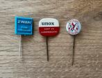Oude Speldjes Zwan, Unox, Verstegen, Verzamelen, Speldjes, Pins en Buttons, Ophalen of Verzenden, Gebruikt, Merk, Speldje of Pin