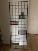 Memorek groot met rekjes/ bakjes en knijpertjes zwart, Huis en Inrichting, Woonaccessoires | Memoborden, Ophalen, Gebruikt, Overige typen