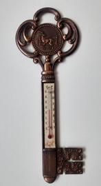 Antieke koper thermometer sleutel, Antiek en Kunst, Ophalen of Verzenden, Koper