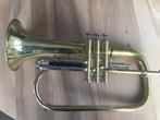 Getzen Capri Bugel/Flugelhorn - Raw Brass, Ophalen of Verzenden, Gebruikt, Overige typen, Met koffer