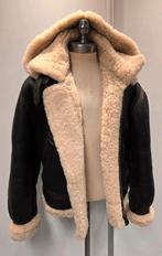 Dames lammy coat pilotenjas maat L - met capuchon, Ophalen of Verzenden, Zo goed als nieuw, Maat 42/44 (L), Bruin