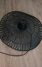 Zwarte jute hanglamp Loods 5, Huis en Inrichting, Lampen | Hanglampen, Ophalen of Verzenden, Zo goed als nieuw, Minder dan 50 cm