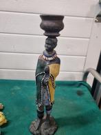 afrikaans beeld kandelaar aardewerk, Ophalen of Verzenden, 'T Olde Gre-j, Info@toldegrej.nl, Endepoelstraat 20f Didam