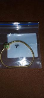 Prachtige zilveren bedelarmband, Nieuw, Ophalen of Verzenden, Met bedels of kralen, Goud