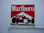 sticker oud Marlboro Worldchampion F1 Formule 1 One race, Verzamelen, Verzenden, Zo goed als nieuw, Bedrijf of Vereniging