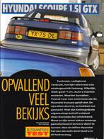 Autokampioen test Hyundai Scoupe 1.5 GTX December 1990, Auto diversen, Ophalen of Verzenden