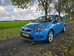 Ford Focus 1.6, Nieuwe APK., Auto's, 1596 cc, Zwart, 4 cilinders, Blauw