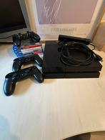 PlayStation 4–3 controllers en 5 games, Ophalen of Verzenden, Zo goed als nieuw, Met 2 controllers, Slim