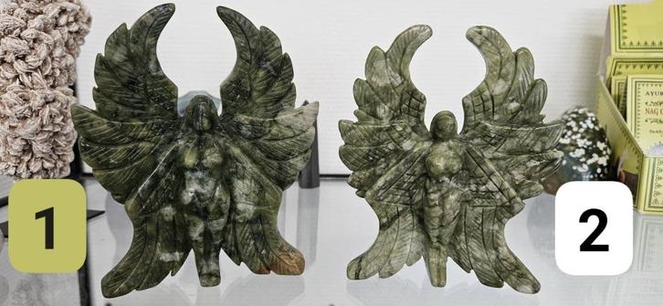 Serpentijn engelen, Verzamelen, Mineralen en Fossielen, Ophalen of Verzenden