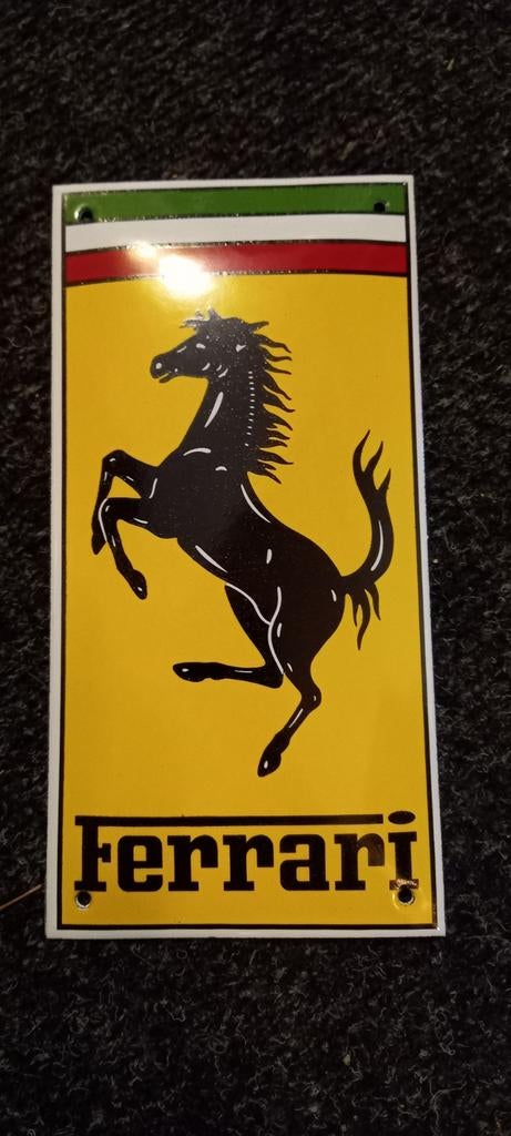 Echt emaille reclame bordje zie foto, Verzamelen, Merken en Reclamevoorwerpen, Ophalen of Verzenden, Reclamebord