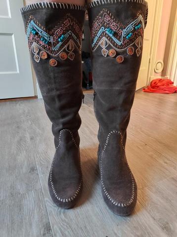 Dave the queen 40 -40.5 Ibiza boho laarzen geborduurd  beschikbaar voor biedingen