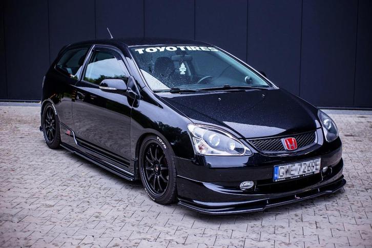 Voorlip splitter spoiler skirt achterlip - Civic Ep3 04-06, Auto diversen, Tuning en Styling, Ophalen of Verzenden