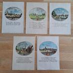 5 Gravures, Antiek en Kunst, Kunst | Etsen en Gravures, Ophalen of Verzenden