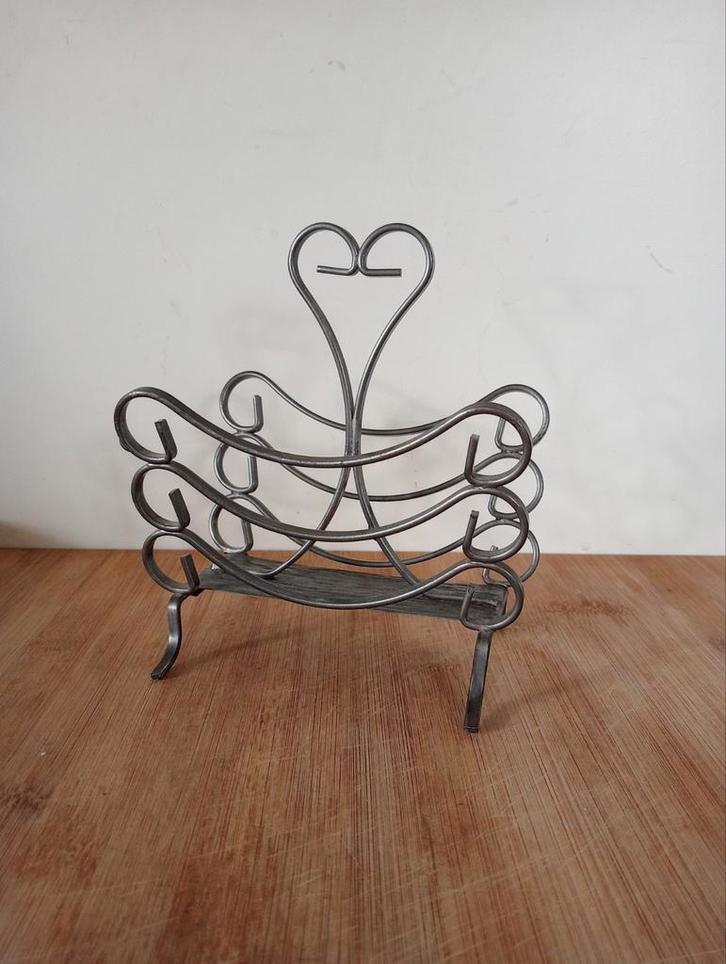 Retro Metalen Servettenhouder, Antiek en Kunst, Antiek | Woonaccessoires, Ophalen of Verzenden