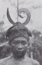 Brons hoofdsieraad “Sanggori” Tana Toraja Sulawesi Indonesie, Ophalen of Verzenden