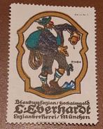 Duitsland cinderella reclame L. Eberhardt Enzianbrennerei, Ophalen of Verzenden, Overige periodes, Postfris