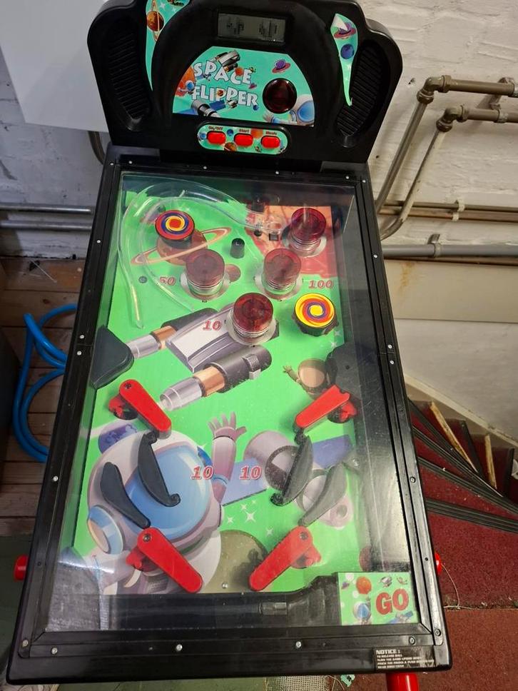 Kinderflipperkast - Leuke Space Flipper!, Verzamelen, Automaten | Flipperkasten, Gebruikt, Elektronisch, Flipperkast, Overige merken