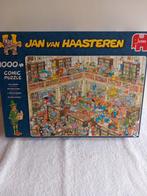 Jan van Haasteren - De Bibliotheek - 1000 stukjes, Hobby en Vrije tijd, Denksport en Puzzels, Ophalen of Verzenden, 500 t/m 1500 stukjes