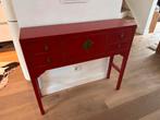 Rode Chinese sidetable/dressoir, Ophalen, Gebruikt, 100 tot 150 cm, Met lade(s)