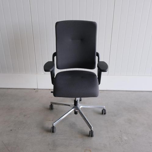 Grahl Xenium bureaustoel, Grijze stoffering,Chroom onderstel, Huis en Inrichting, Bureaustoelen, Gebruikt, Bureaustoel, Grijs
