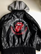 MP714 Rolling Stones leather look zwart kids jacket €20, Kinderen en Baby's, Kinderkleding | Maat 98, Gebruikt, Jongen of Meisje