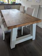 Houten eettafel zonder stoelen, Huis en Inrichting, Complete eetkamers, Ophalen, Gebruikt
