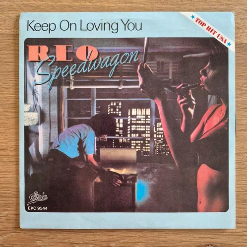 REO Speedwagon - Keep on loving you (1980), Cd's en Dvd's, Vinyl Singles, Gebruikt, Overige genres, Ophalen of Verzenden