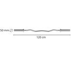 Olympische Halterstang - EZ Curlstang - 120 cm - 50 mm, Sport en Fitness, Fitnessmaterialen, Ophalen of Verzenden, Nieuw, Benen