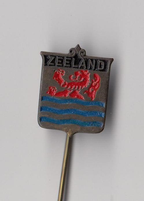 Zeeland Provincie wapen speldje, Verzamelen, Speldjes, Pins en Buttons, Gebruikt, Speldje of Pin, Overige onderwerpen, Ophalen of Verzenden