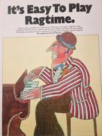 It's Easy To Play Ragtime - Scott Joplin Piano., Muziek en Instrumenten, Bladmuziek, Ophalen of Verzenden, Zo goed als nieuw, Thema