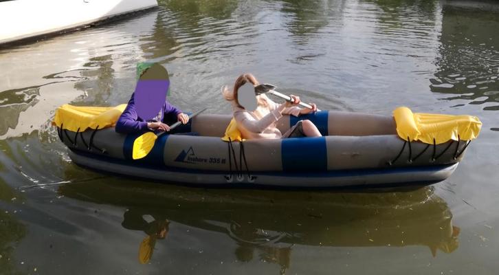Opblaasbare Kajak - Inshore 335 IIl, Watersport en Boten, Kano's, Zo goed als nieuw, Kajak, Twee personen, Opblaasbaar, Ophalen