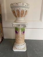 Zuil met pot- PMI porselein. ( nieuw), Ophalen of Verzenden, Nieuw
