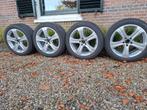 Set winterbanden op lichtmetalen velgen 18 inch, Auto-onderdelen, Banden en Velgen, Ophalen, 18 inch, Velg(en), Winterbanden