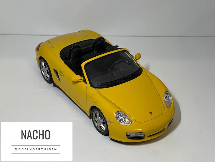 Porsche Boxster S | Welly | schaal 1:18 | ZGAN, Hobby en Vrije tijd, Modelauto's | 1:18, Zo goed als nieuw, Ophalen of Verzenden