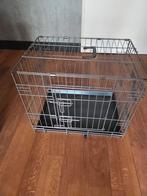 Hondenbench  flamingo taupe 61x50x43, Ophalen, Zo goed als nieuw, Minder dan 75 cm, Minder dan 65 cm