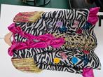 Zebra carnavalsjas, pailletten, patches maat L, Kleding | Dames, Carnavalskleding en Feestkleding, Ophalen of Verzenden, Zo goed als nieuw