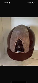 Super mooie kep italia met glitters en swarosvski, Dieren en Toebehoren, Paardrijkleding, Ophalen of Verzenden, Zo goed als nieuw