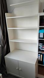 Billy boekenkast 90b 210h 28d met voorzetstuk incl deurtjes, Huis en Inrichting, Ophalen, 200 cm of meer, 50 tot 100 cm, 25 tot 50 cm