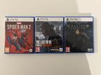 PS5 Games: Spider-Man 2, Last of Us 2, Callisto Protocol, Ophalen of Verzenden, Zo goed als nieuw