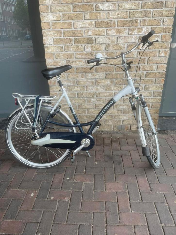 Montego damesfiets maat 53~, Fietsen en Brommers, Fietsen | Dames | Damesfietsen, Zo goed als nieuw, Overige merken, Versnellingen